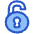 Padlock Circle 2 Icon from Plump Duo Set