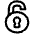 Padlock Circle 2 Icon from Plump Line Set | Free Download as SVG Vector and Transparent PNG | Streamline icons