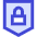 Padlock Shield Icon from Sharp Duo Set