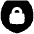 Padlock Shield Icon from Flex Solid Set