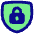 Padlock Shield Icon from Plump Pop Set