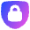 Padlock Shield Icon from Plump Gradient Set