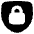 Padlock Shield Icon from Plump Solid Set