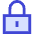 Padlock Square 1 Icon from Sharp Duo Set