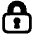 Padlock Square 1 Icon from Plump Remix Set