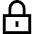 Padlock Square 1 Icon from Sharp Line Set