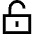 Padlock Square 2 Icon from Sharp Line Set