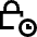 Temporary Lock Icon from Sharp Line Set