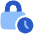 Temporary Lock Icon from Plump Flat Set