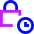 Temporary Lock Icon from Sharp Neon Set