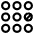 Dial Pad Center Right Icon from Plump Line Set