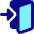 Door Open House Enter Login Icon from Core Pop Set