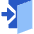 Door Open House Enter Login Icon from Sharp Flat Set