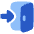 Door Open House Enter Login Icon from Plump Flat Set