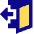 Door Open House Exit Logout Icon from Sharp Pop Set