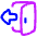 Door Open House Exit Logout Icon from Plump Neon Set