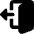 Door Open House Exit Logout Icon from Core Solid Set