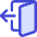 Door Open House Exit Logout Icon from Core Duo Set