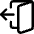 Door Open House Exit Logout Icon from Core Line Set