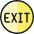 Exit 1 Icon from Ultimate Colors Set