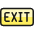 Exit Icon from Ultimate Colors Set