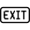 Exit Icon from Ultimate Light Set
