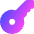 House Key Access Icon from Core Gradient Set