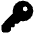 House Key Access Icon from Plump Solid Set