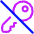 House Key No Access Icon from Plump Neon Set