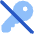 House Key No Access Icon from Plump Flat Set