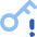 Key Access Vpn Alert Icon from Core Flat Set