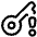 Key Access Vpn Alert Icon from Plump Line Set