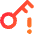 Key Access Vpn Alert Icon from Core Gradient Set