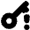 Key Access Vpn Alert Icon from Plump Solid Set