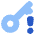 Key Access Vpn Alert Icon from Plump Flat Set