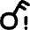 Key Access Vpn Alert Icon from Flex Solid Set