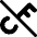 Key Access Vpn Off Disabled Icon from Core Remix Set
