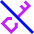 Key Access Vpn Off Disabled Icon from Sharp Neon Set