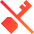 Key Access Vpn Off Disabled Icon from Sharp Gradient Set