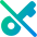 Key Access Vpn Off Disabled Icon from Plump Gradient Set