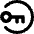 Key Password Access Icon from Core Remix Set