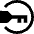 Key Password Access Icon from Sharp Solid Set