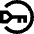 Key Password Access Icon from Sharp Remix Set