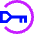Key Password Access Icon from Sharp Neon Set