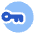Key Password Access Icon from Plump Flat Set