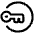 Key Password Access Icon from Plump Line Set