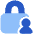 Lock Account Icon from Plump Flat Set