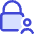 Lock Account Icon from Core Duo Set