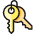 Login Keys Icon from Ultimate Colors Set
