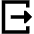 Logout 1 Icon from Sharp Remix Set